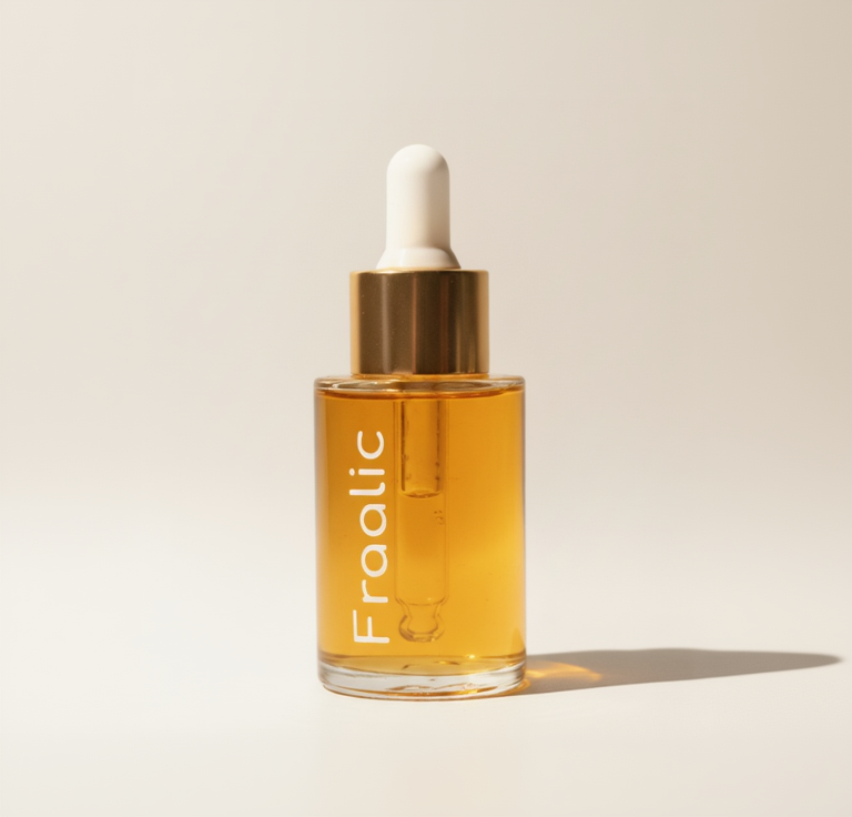chai and leather pure oil perfume dropper bottle by Fraalic